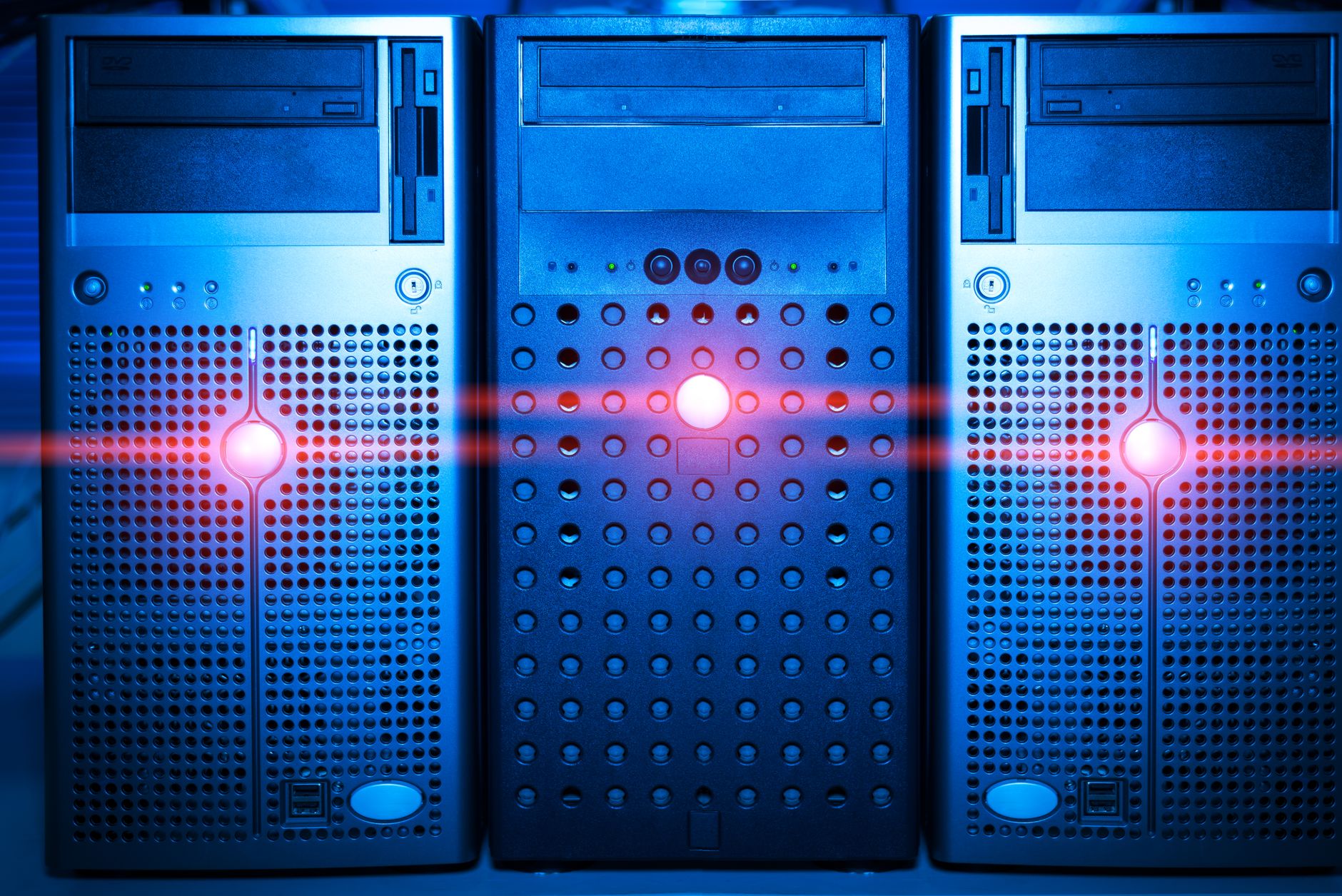 Server room network infrastructure