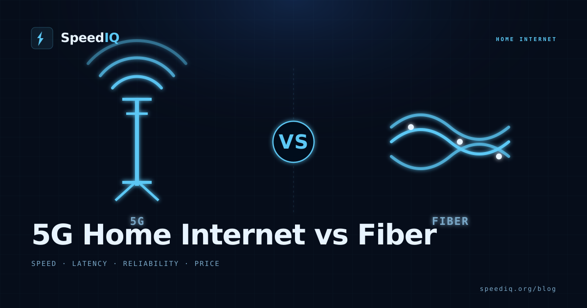 5G Home Internet vs Fiber: Real Performance Comparison for 2026